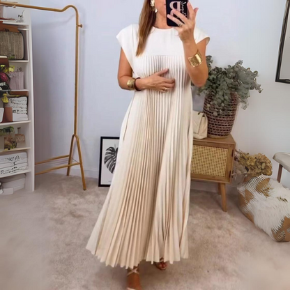 Vestido Plisado Ligero y Alegre