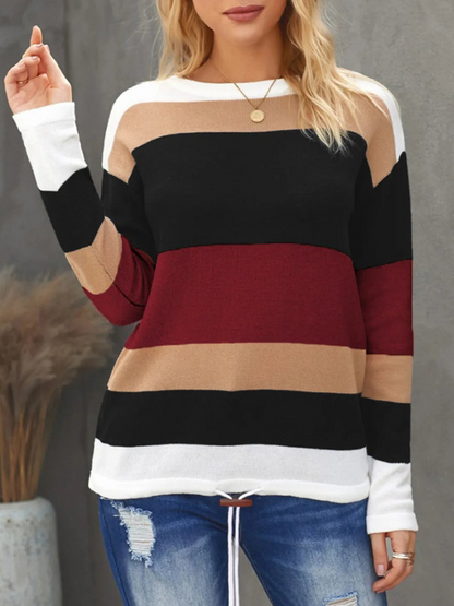 Sudadera Rayas Cómoda Manga Larga
