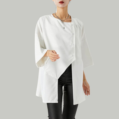 Blusa Asimétrica Mujer Elegante - Vestiria