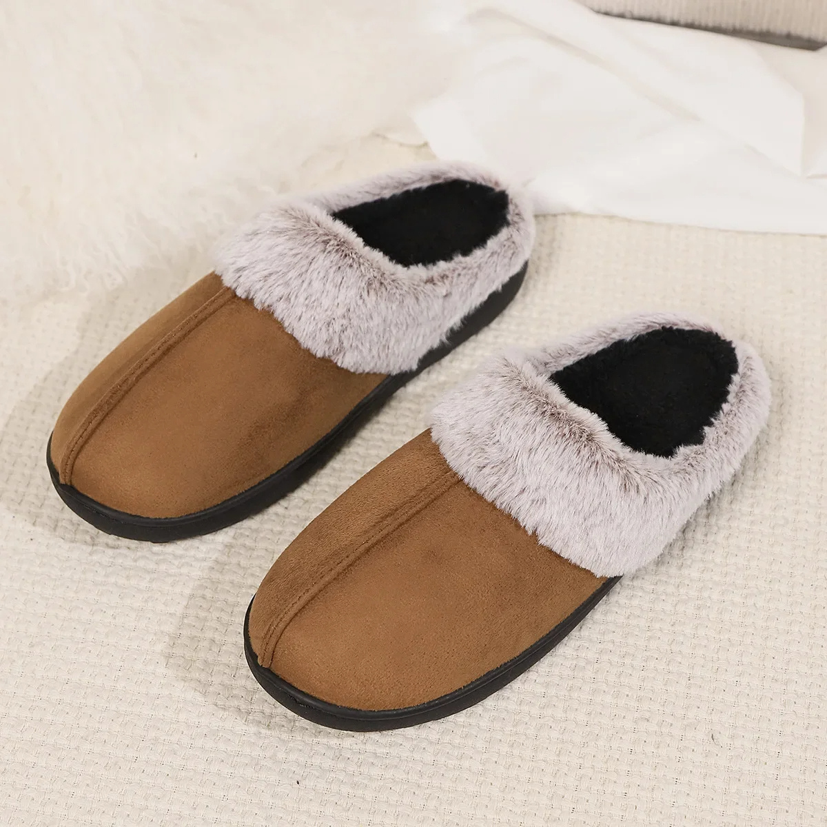 Pantuflas Mujer Pelo Sintético Calentitas