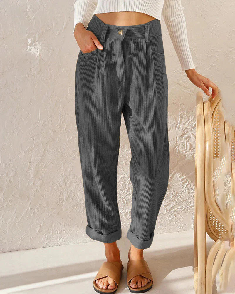 Pantalón Pana Alto Cálido - Vestiria