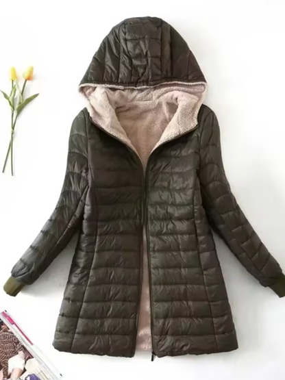 Chaqueta Felpa Suave y Caliente
