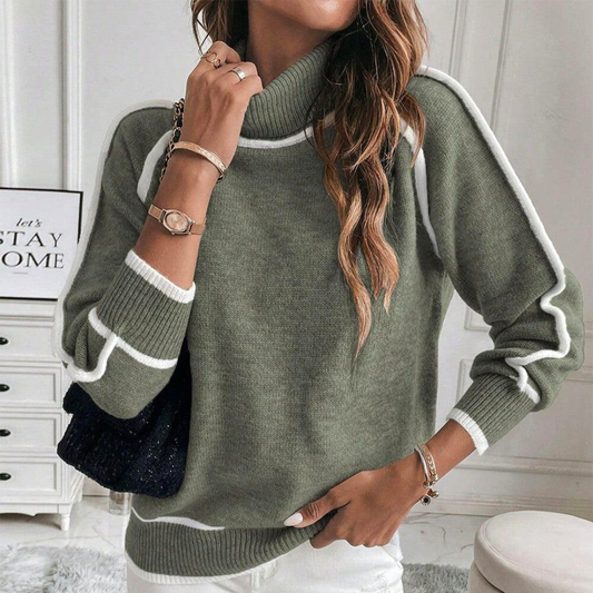 Sudadera Mujer Primavera Cuello Alto Suave - Vestiria