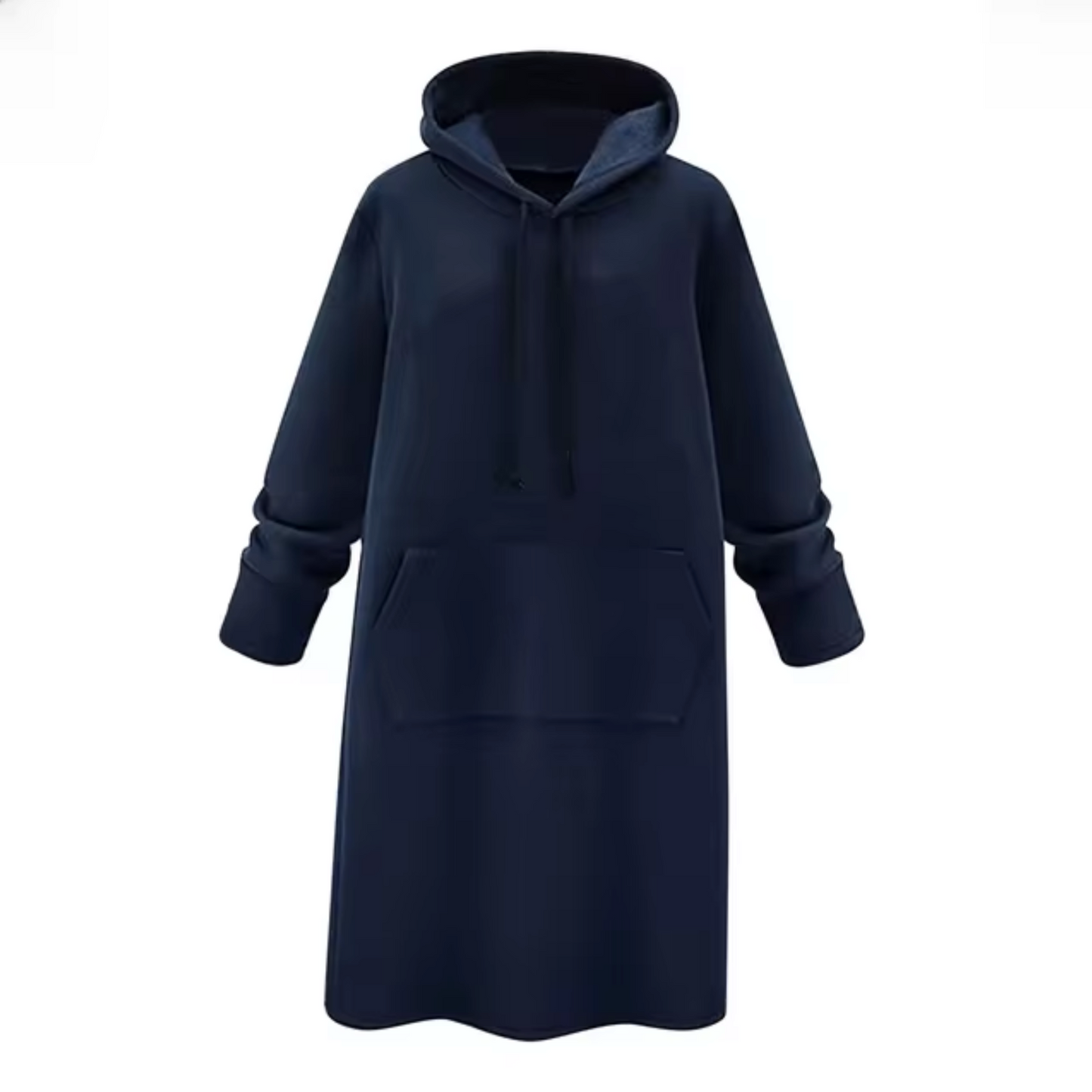 Vestido Capucha Mujer Algodón Cómodo