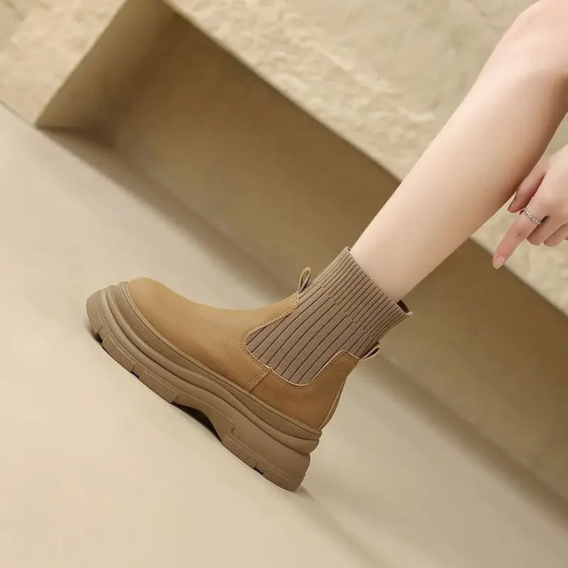 Botas Chelsea Mujer Elásticas Comfort