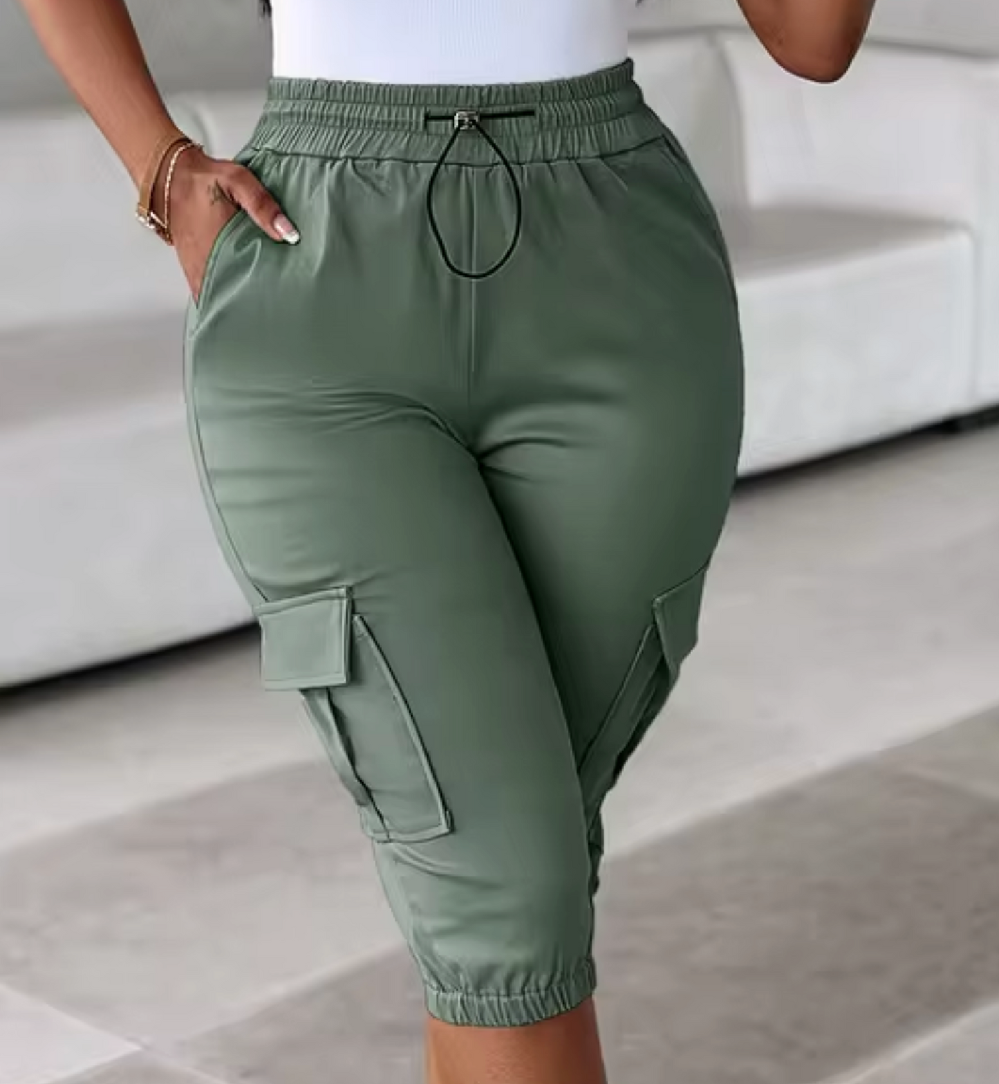 Pantalones Chinos Cortos Cargo Modernos