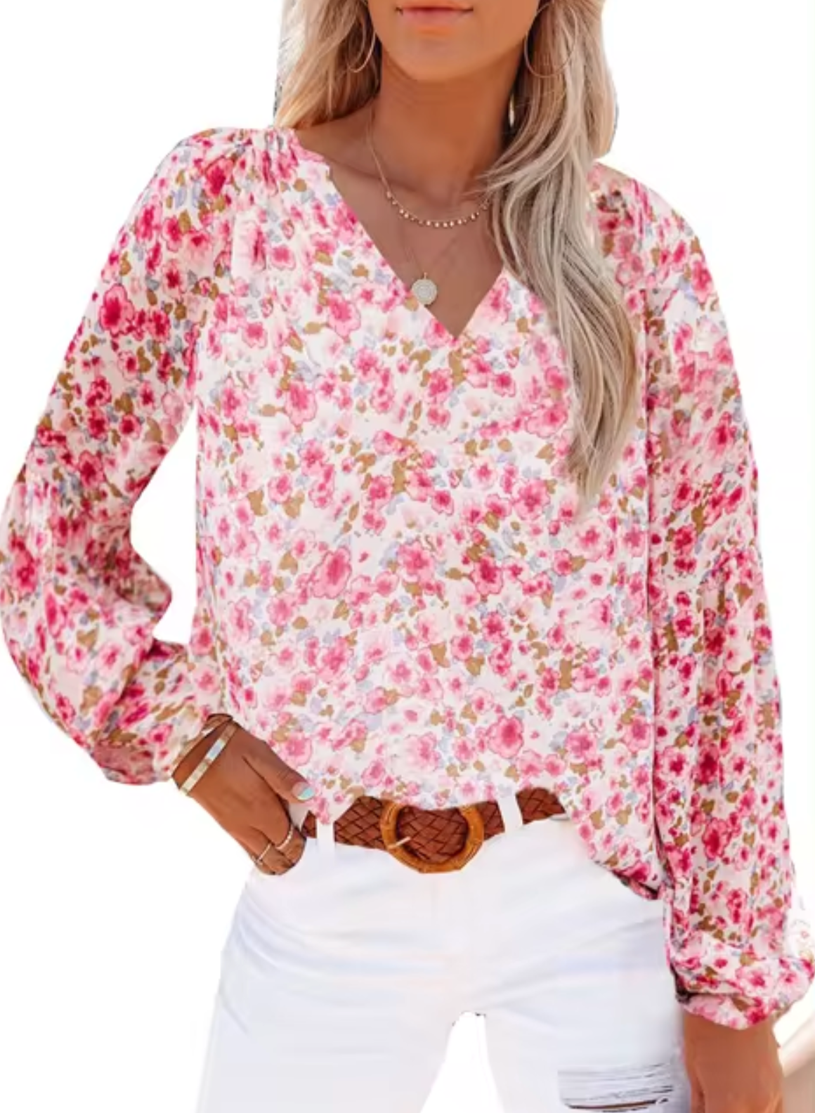 Blusa Ligera Florales Estilo Boho