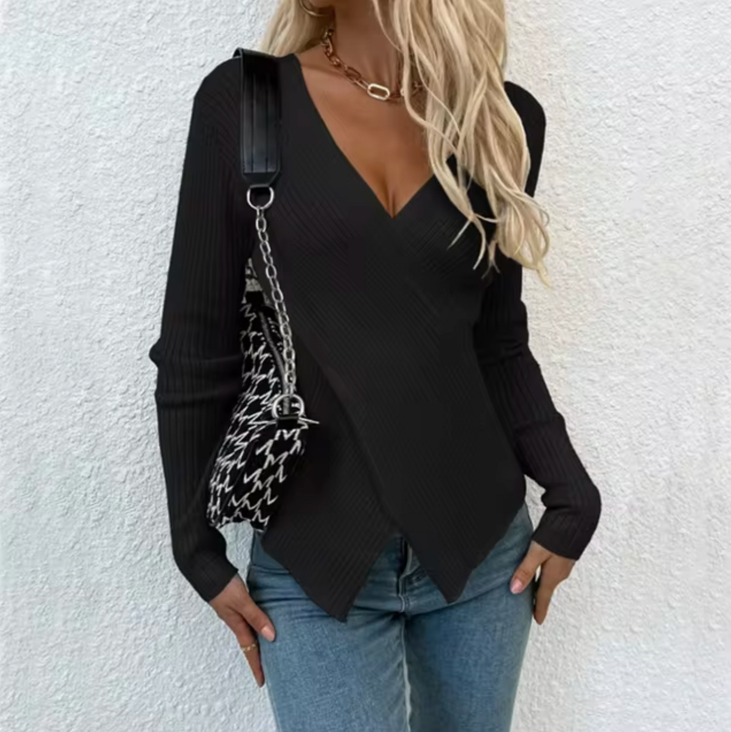 Jerséis de mujer cuello redondo suaves