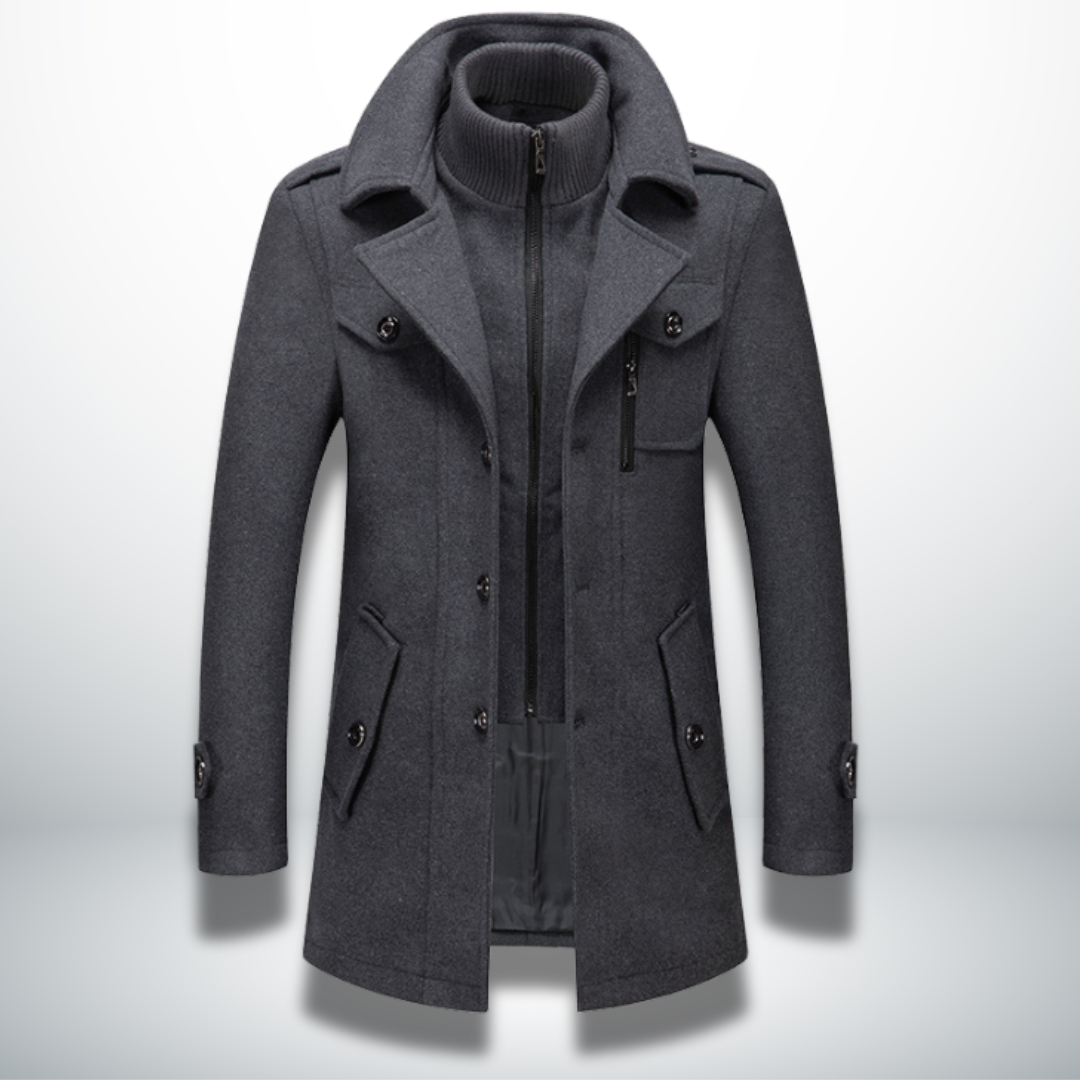 Chaquetón Hombre Clásico Cierre Botones