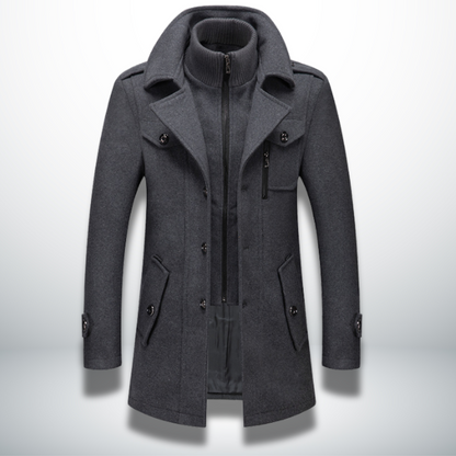 Chaquetón Hombre Clásico Cierre Botones