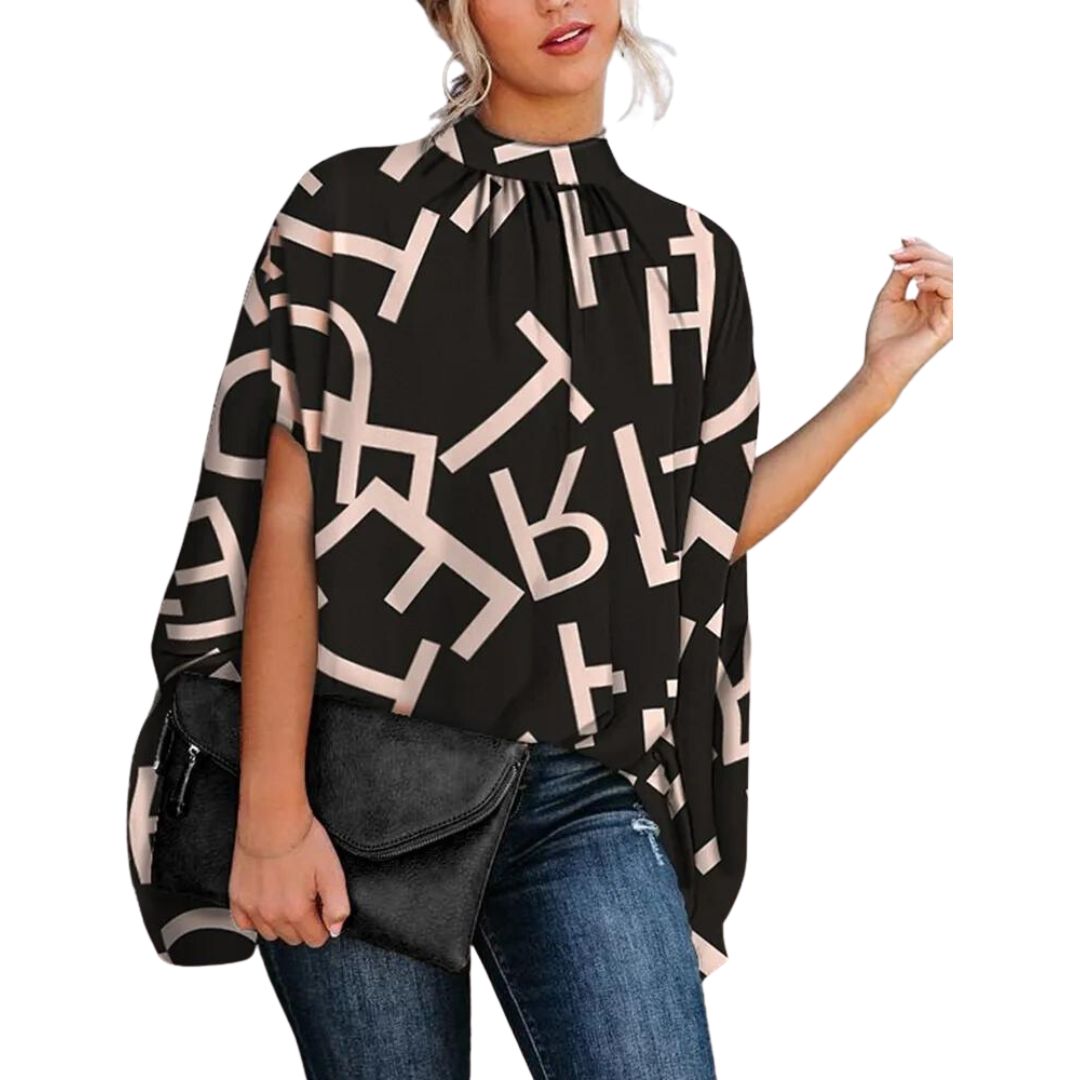 Blusa Estampada Moderna Mujer