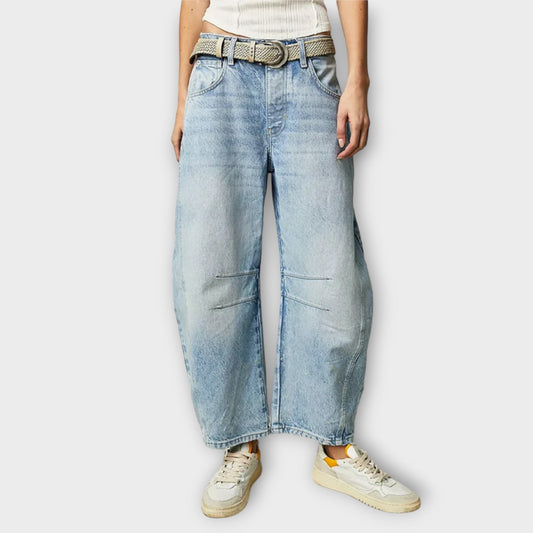 Pantalones Anchos Clásicos Mujer - Vestiria