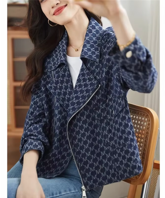 Chaqueta Mujer Cuello Alto Elegante - Vestiria