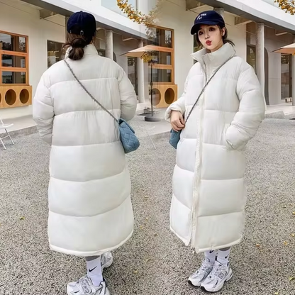 Chaqueta Acolchada Mujer Abajo Larga