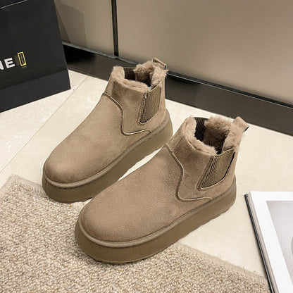 Botas Mujer Invierno Interior Peludo