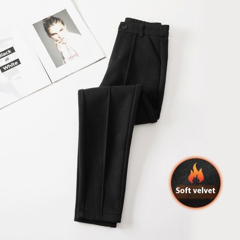 Pantalones Mujer Lana Suave y Caliente