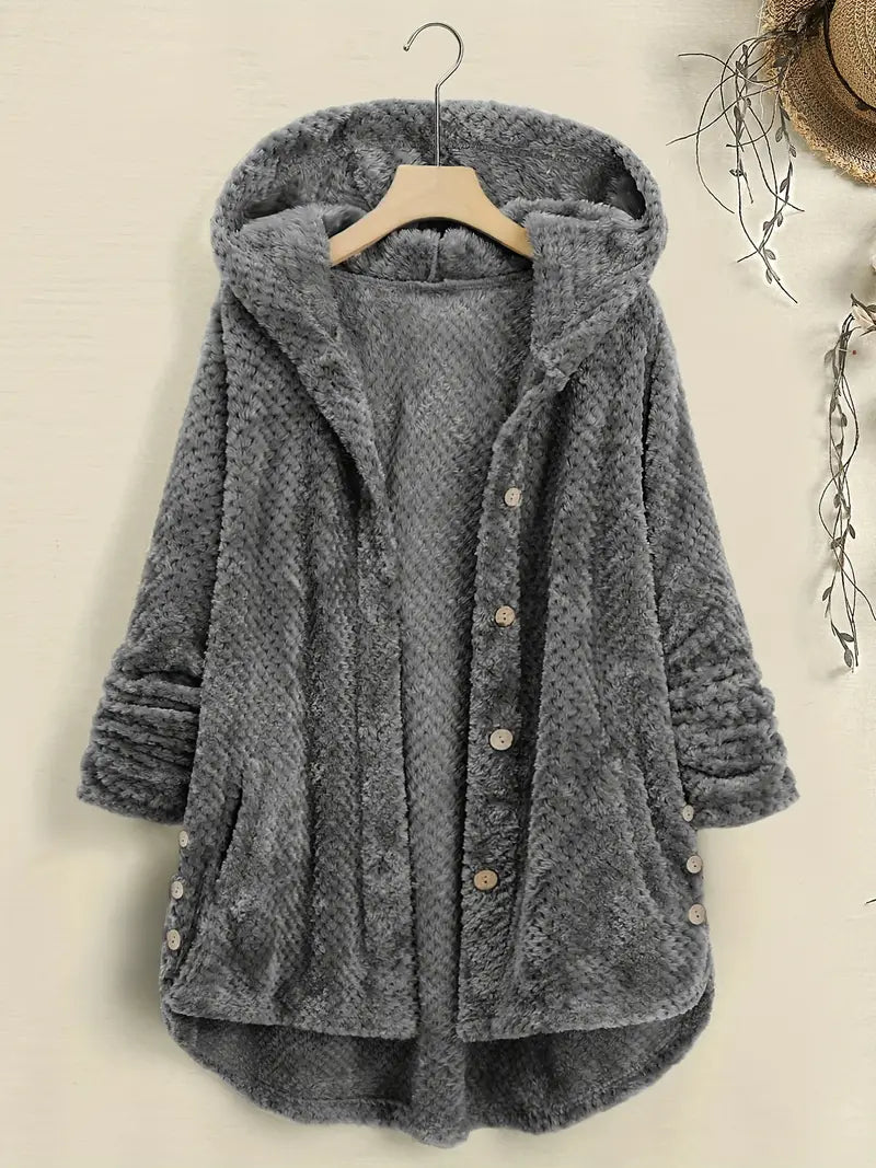 Abrigo Mujer Invierno Clásico Cálido