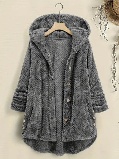 Abrigo Mujer Invierno Clásico Cálido