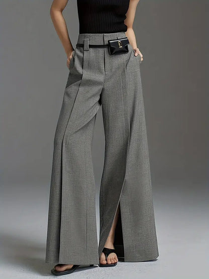 Pantalón Mujer Cintura Alta Ancho - Vestiria