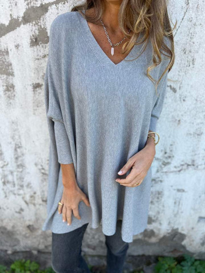 Sudadera Mujer Invierno Cuello Pico