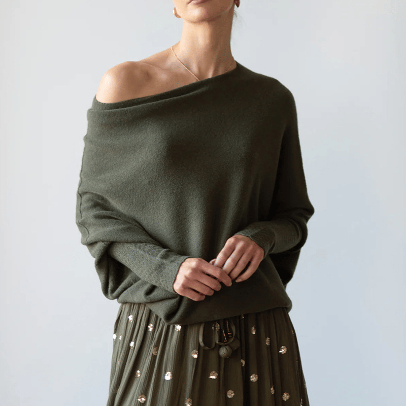 Jersey Mujer Invierno Suave Descubierto