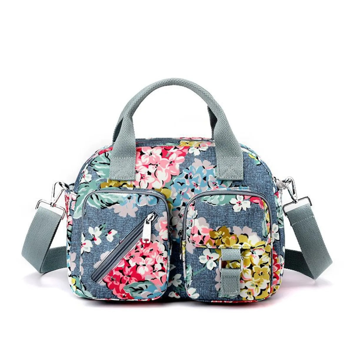 Bolso Bandolera Mujer Floral con Bolsillos Practico