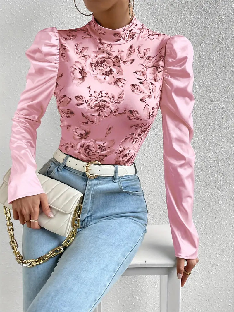 Top de Manga Corta Florales