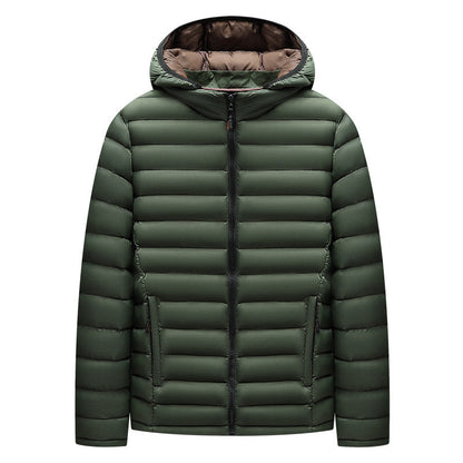 Chaqueta acolchada ligera hombre abrigo compacto