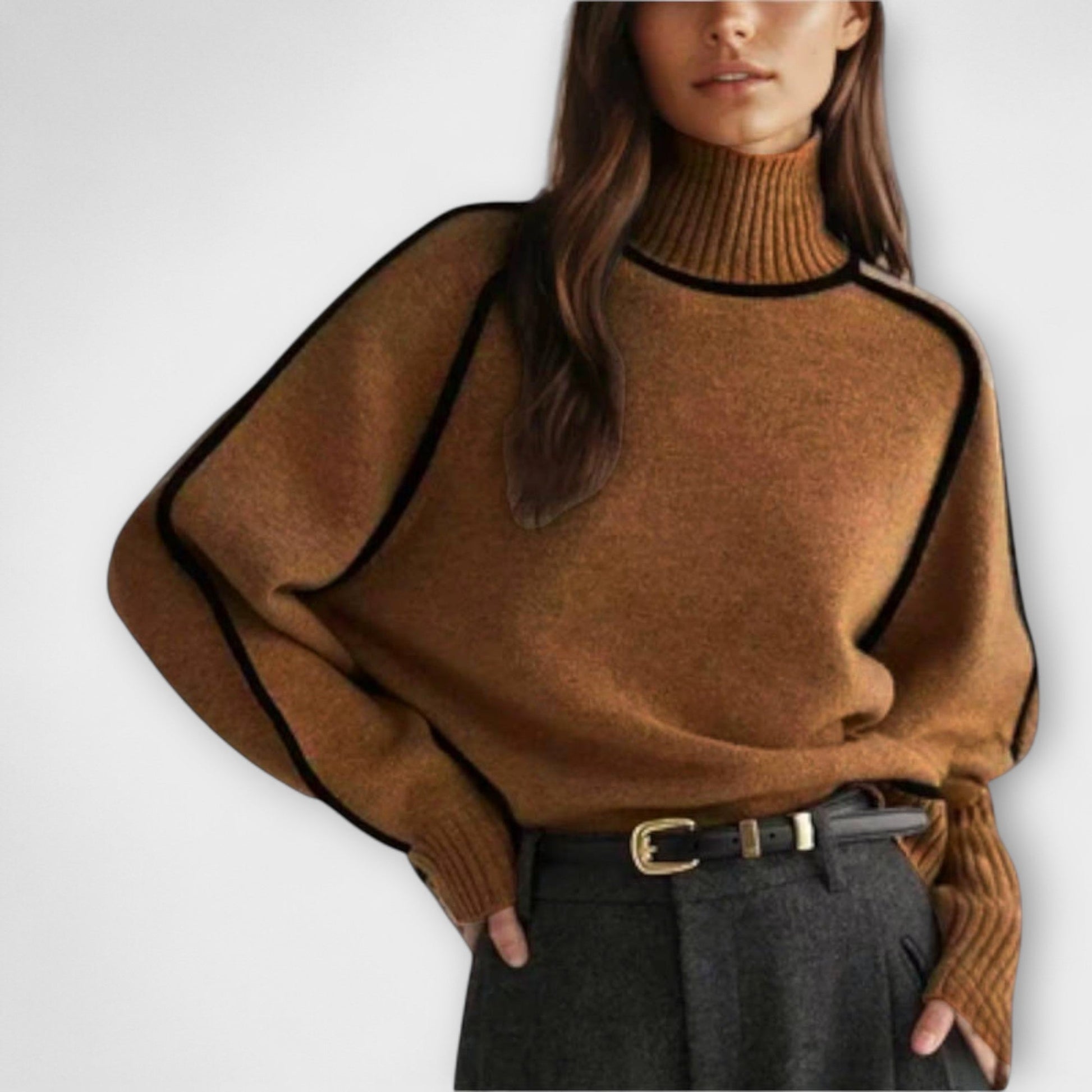 Sudadera Mujer Invierno Cuello Alto Abrigo - Vestiria