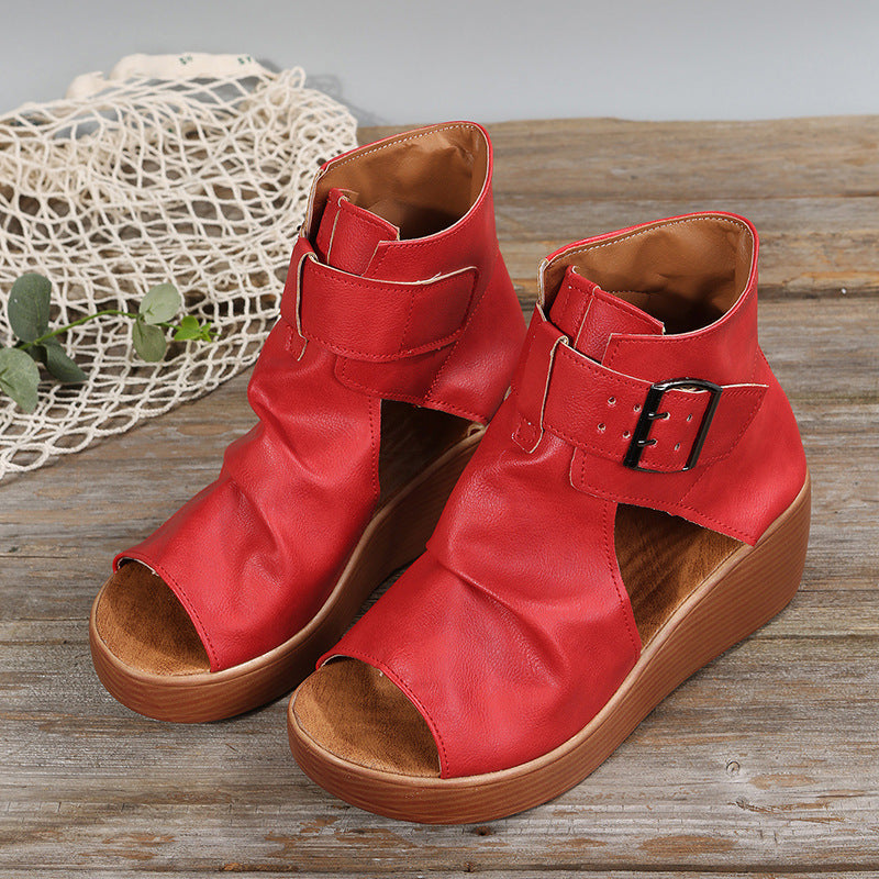 Sandalias de Cuña Altas para Mujer Verano