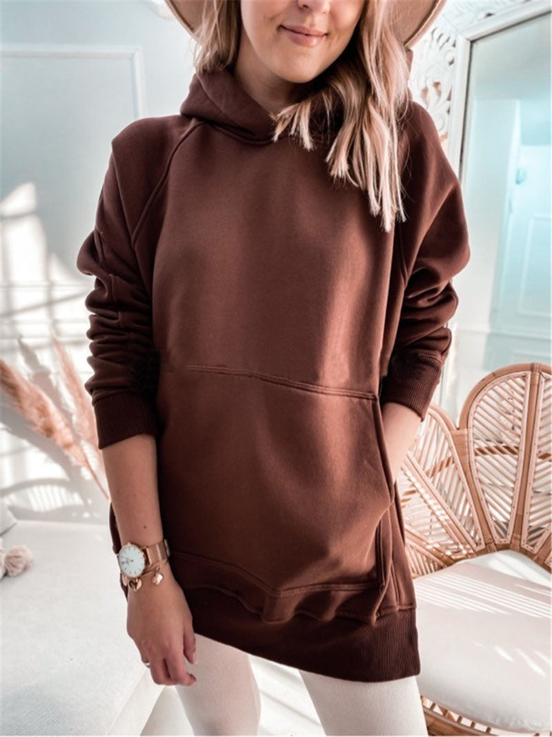 Sudadera Acogedora Gruesa Color Uni - Vestiria