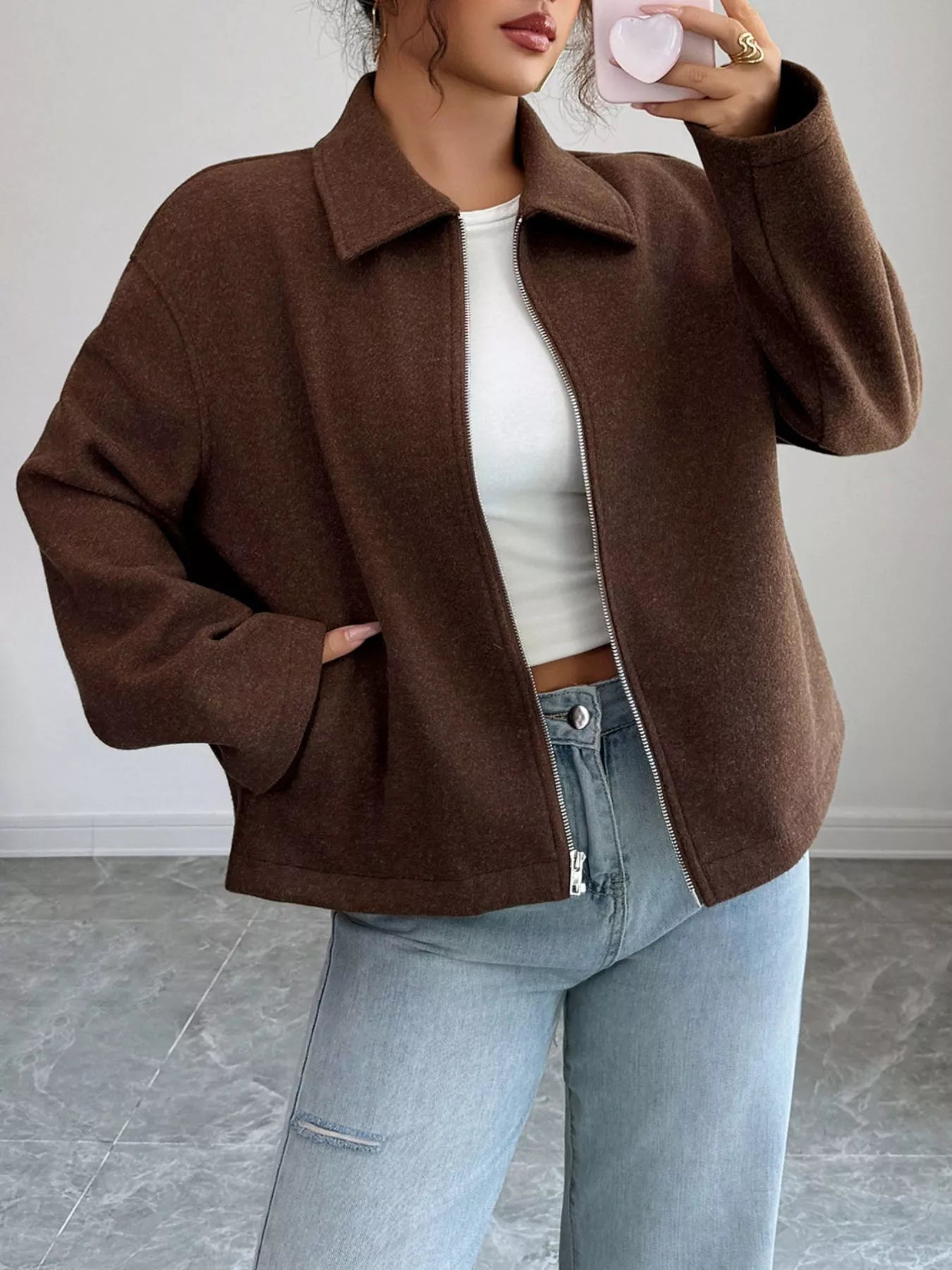 Chaqueta Mujer Cremallera Deportiva - Vestiria