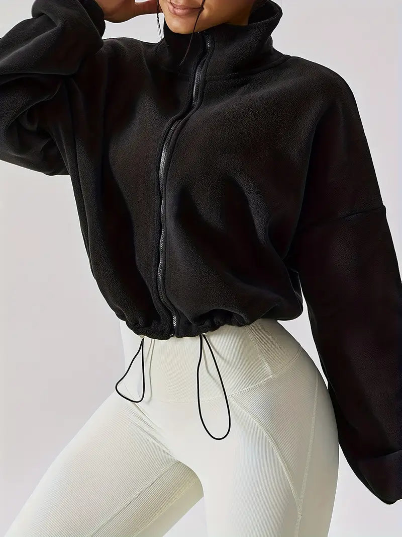 Chaqueta polar compacta cálida