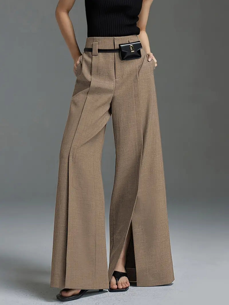 Pantalón Mujer Cintura Alta Ancho