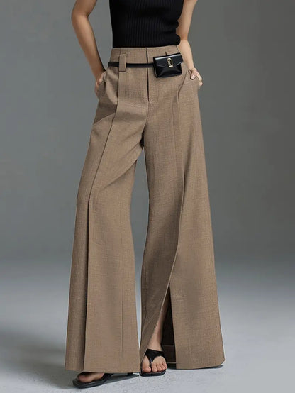 Pantalón Mujer Cintura Alta Ancho