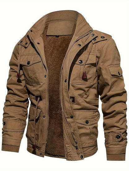 Chaqueta Hombre Táctica Forro Polar Impermeable
