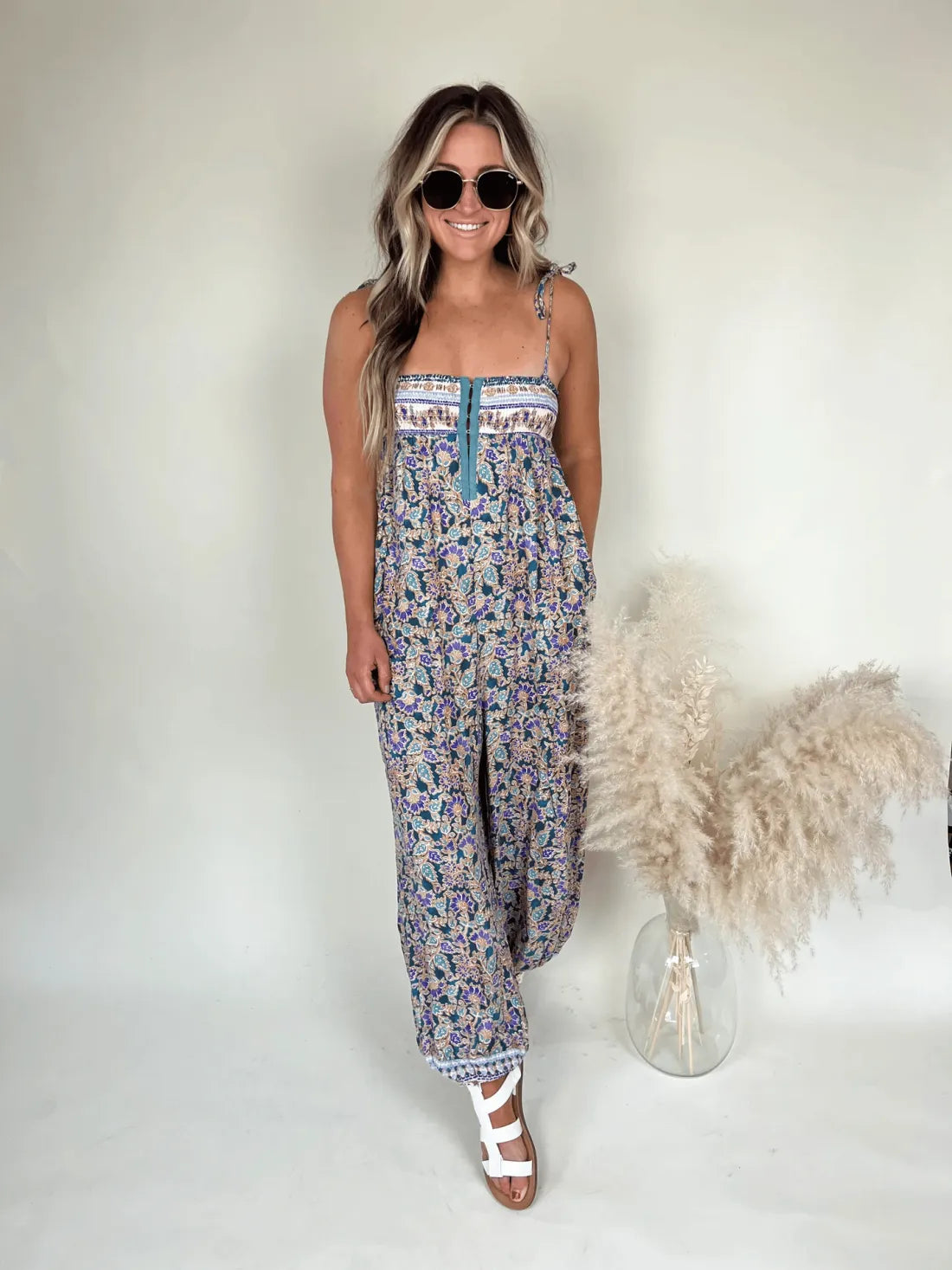 Vestido Boho Florado Veraniego Femenino - Vestiria