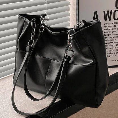 Bolso Gran Cuero Clásico