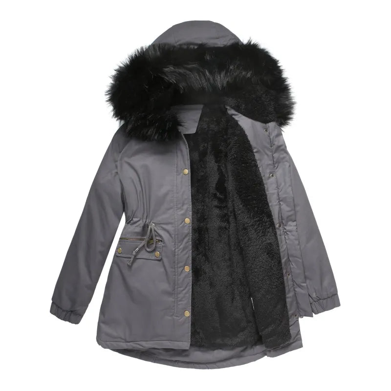 Chaquetón de algodón mujer cálido