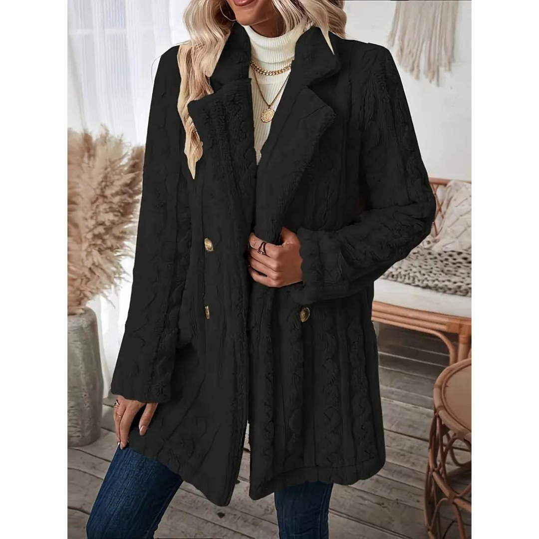 Chaquetón Mujer Punto Suave y Caliente