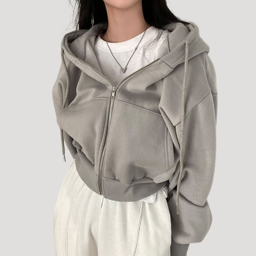 Sudadera Mujer Invierno Cremallera Capucha - Vestiria