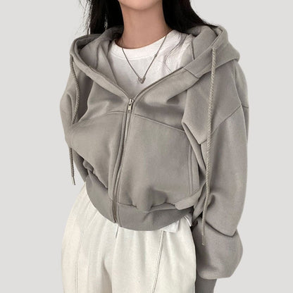 Sudadera Mujer Invierno Cremallera Capucha - Vestiria