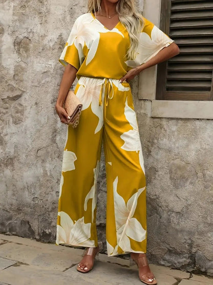 Conjunto Mujer Floral Chic