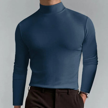 Camisa Manga Larga Cuello Alto Estilosa