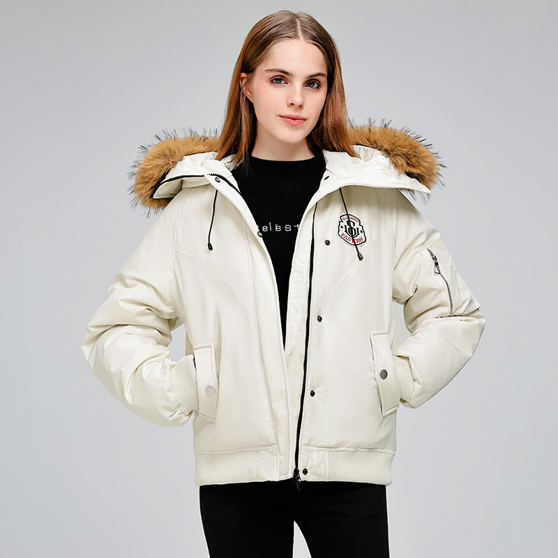 Chaquetón de mujer abrigado invernal corto