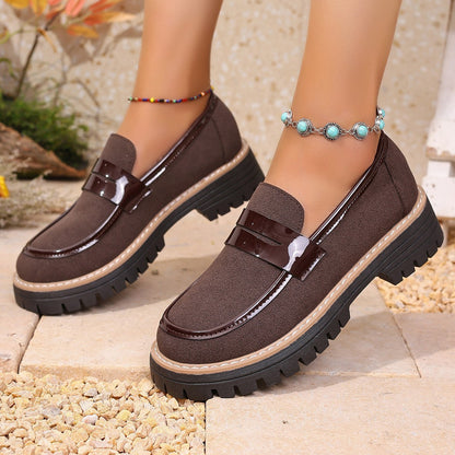 Zapatos mujer cómodos plataforma cuero - Vestiria