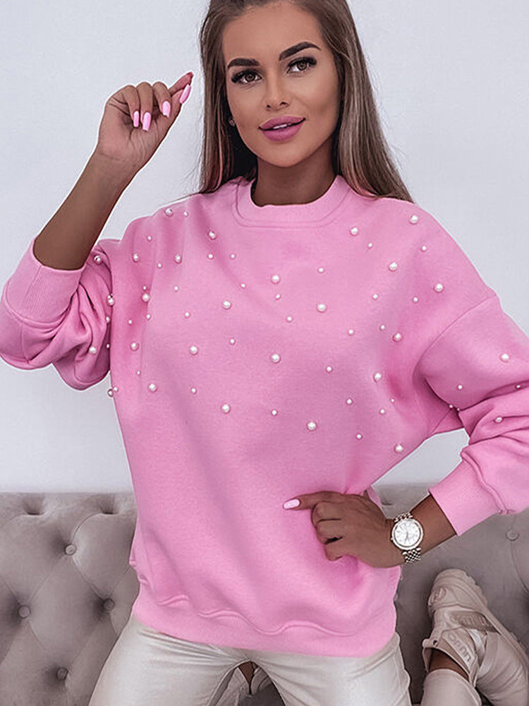 Blusa Elegante Manga Larga Perlas - Vestiria