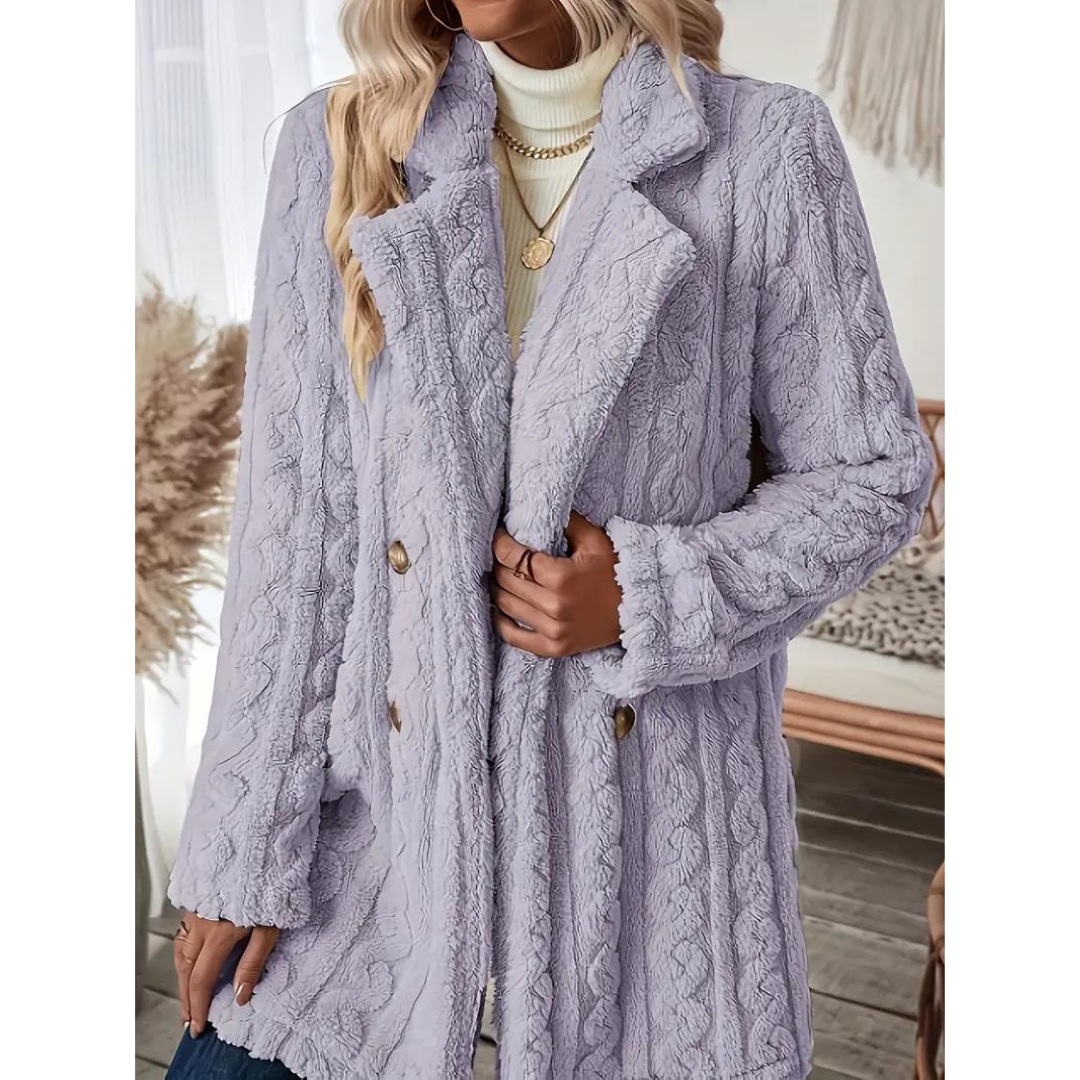 Chaquetón Mujer Punto Suave y Caliente