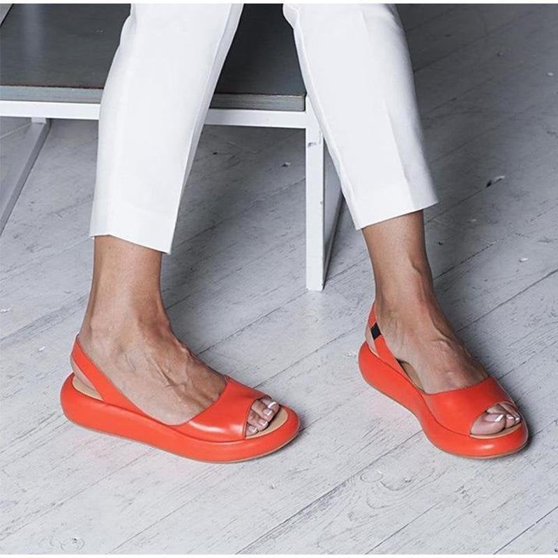 Sandalias Mujer de Moda con Plataforma Abierta