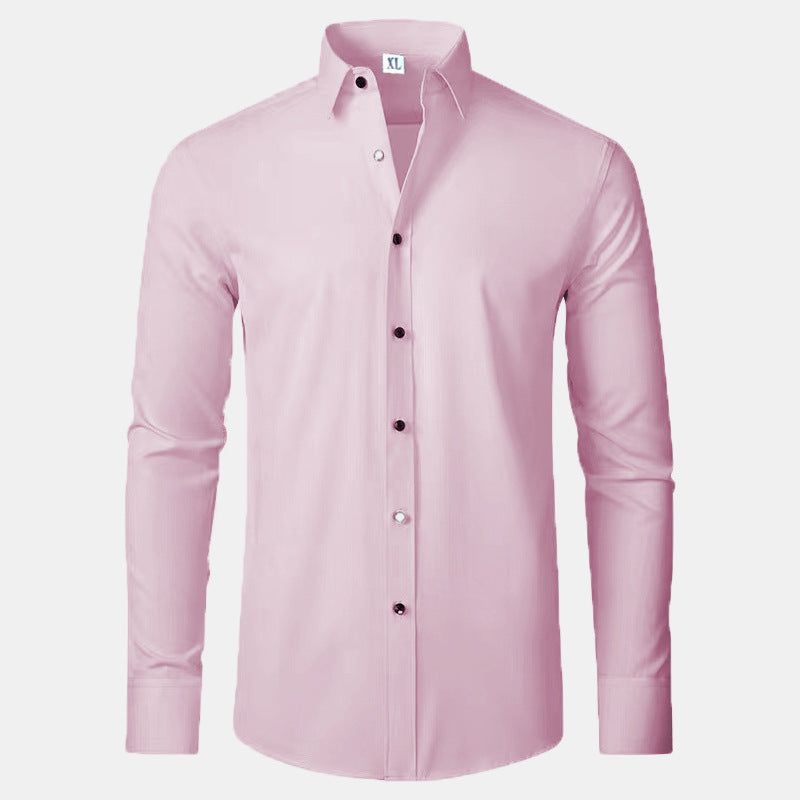 Camisa Hombre Elástica Antiamarilleo